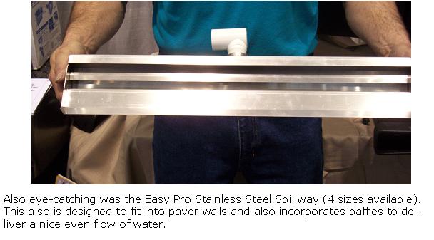 Stainless Steel Spillway